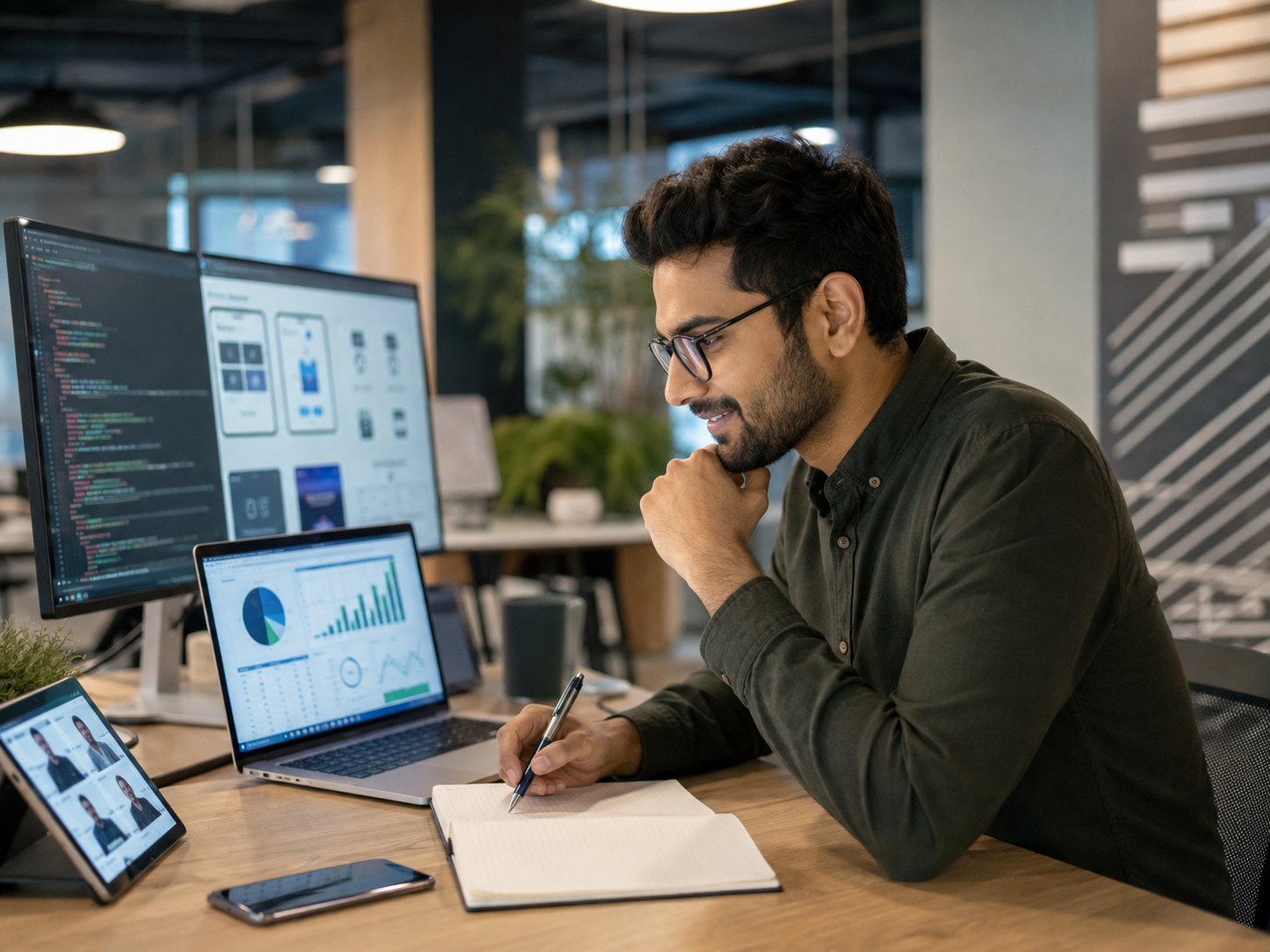 Tech professional exploring sales